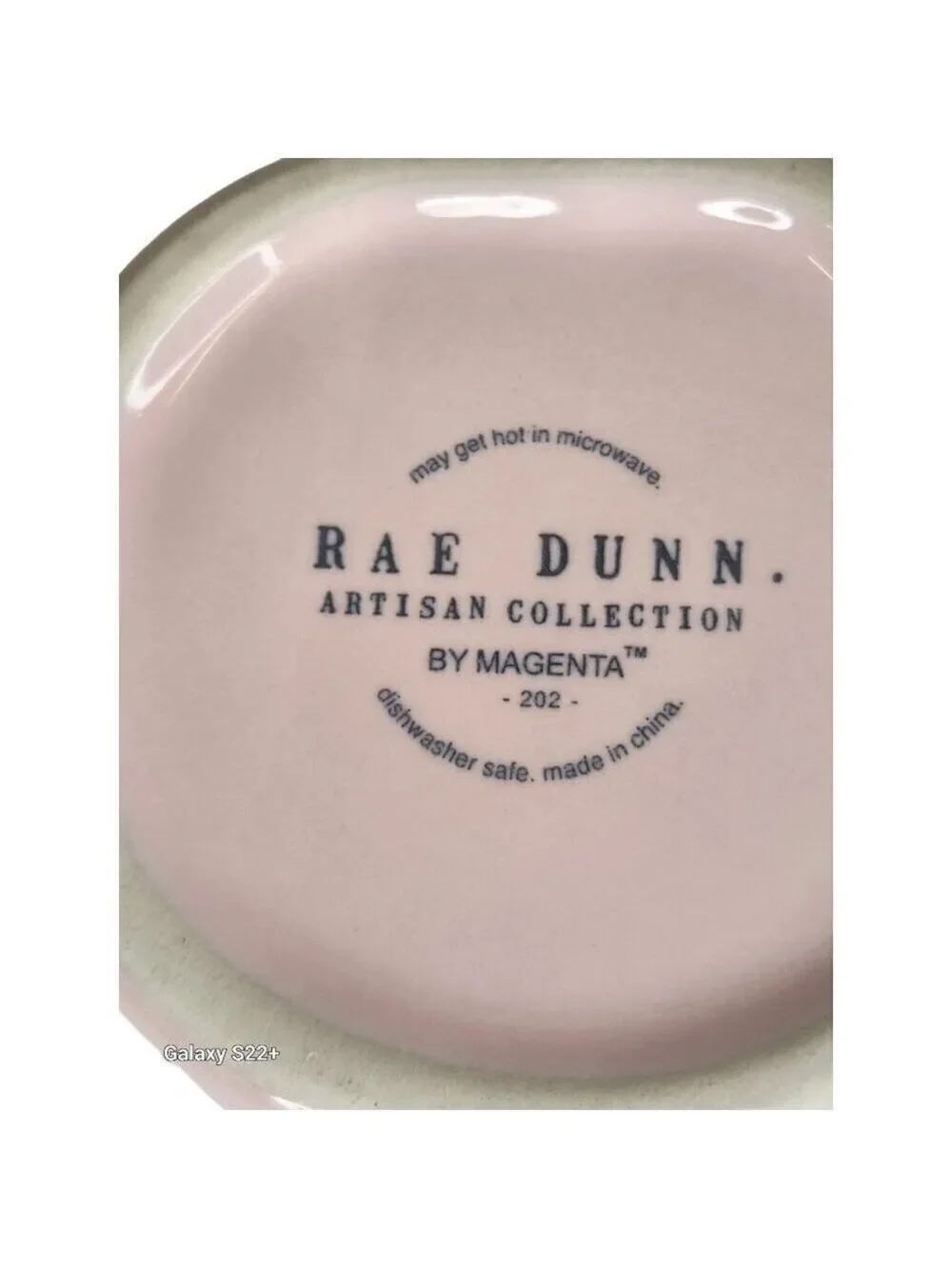 Rae Dunn Artisan Collection Pink Soul Mate Mug By Magenta No. 202